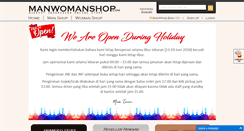 Desktop Screenshot of manwomanshop.com